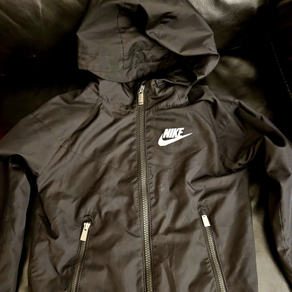 Nike Kids Black Raincoat